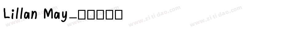 Lillan May字体转换